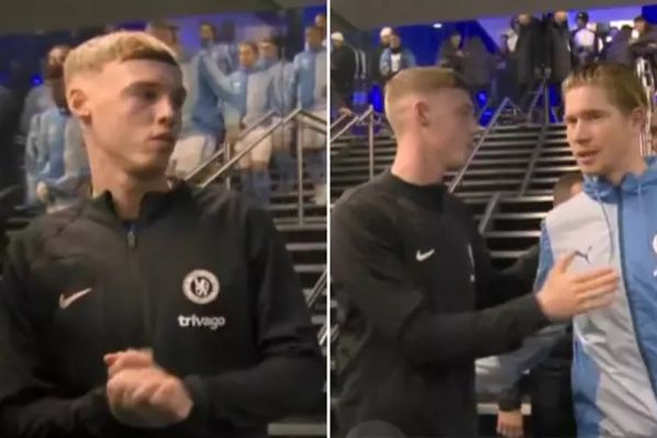 کدام بازیکن منچسترسیتی به پالمر دست نداد