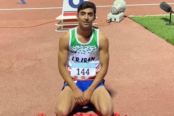 دوومیدانی داخل سالن قهرمانی آسیا اولین طلای با ارزش برای ایران سجاد آقایی قهرمان دو ۴٠٠ متر آسیا شد