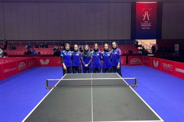 شکست دختران پینگپنگباز ایران مقابل لوکزامبورگ در مسابقات قهرمانی جهان
