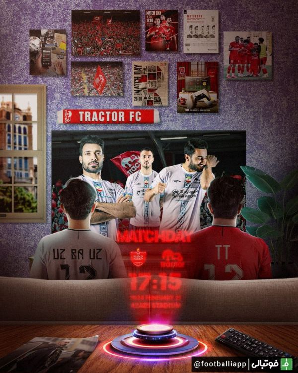  پوستر تراکتور برای تقابل با پرسپولیس