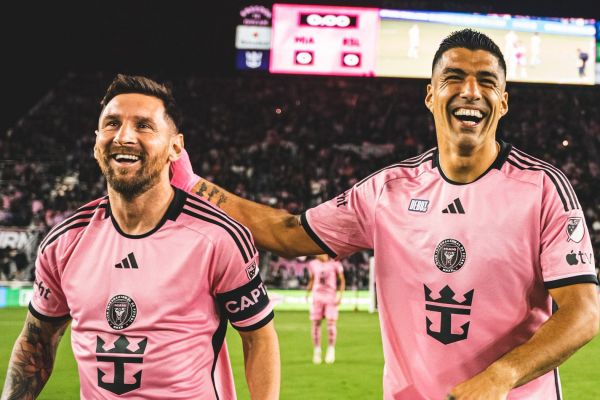 عکس؛ زوج مسی و سوارز این بار در اینتر میامی