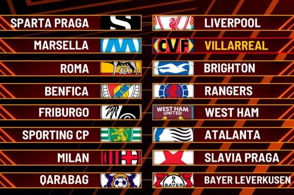  حریفان میلان و لیورپول در یک هشتم نهایی لیگ اروپا مشخص شدند