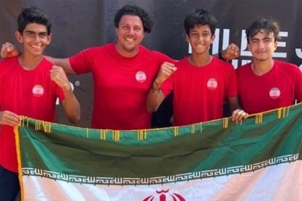  قهرمانی تیم تنیس ایران در دیویس‌کاپ زیر ۱۶ سال آسیا