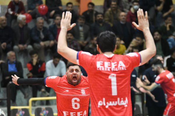  لیگ برتر والیبال  پیروزی ایفاسرام مقابل مس رفسنجان با چاشنی کام‌بک