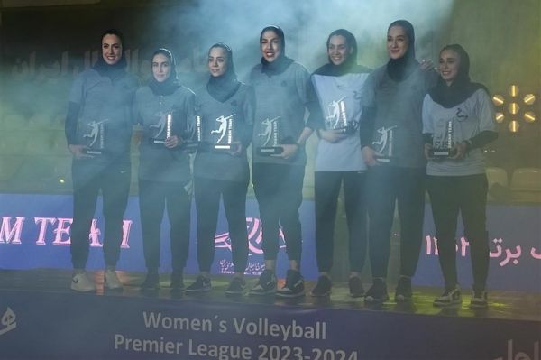  تیم رویایی لیگ برتر والیبال زنان معرفی شد