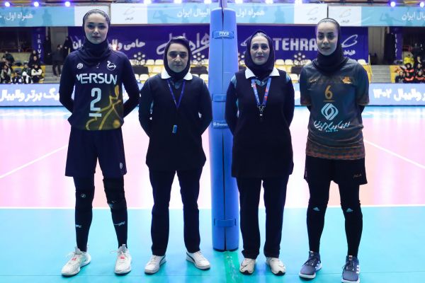  گزارش تصویری  دیدار تیم‌های والیبال زنان سایپا و مهرسان