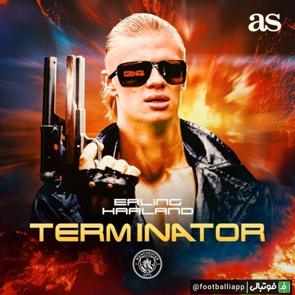  طرح جالب روزنامه AS از درخشش هالند در نیمه اول بازی منچستر سیتی - لوتون تاون