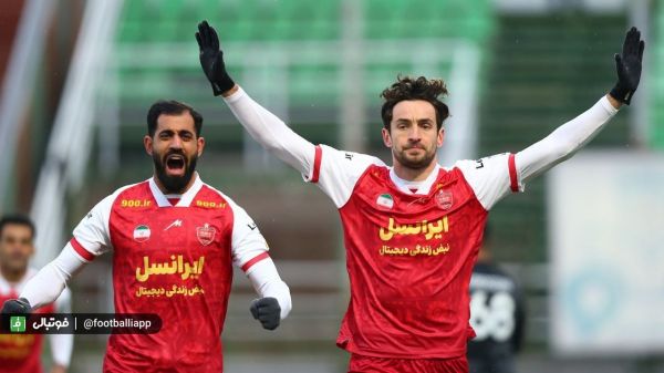  ذوب‌آهن صفر - پرسپولیس یک  چیپ سه امتیازی گولسیانی در فولادشهر  پرسپولیس در کورس ماند