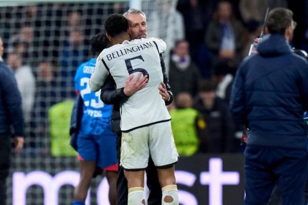  عکس؛ سرمربی لایپزیش در آغوش ستاره انگلیسی رئال مادرید