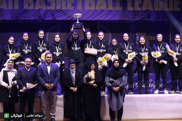 گزارش تصویری اختصاصی/ جشن قهرمانی گروه بهمن در لیگ برتر بسکتبال بانوان