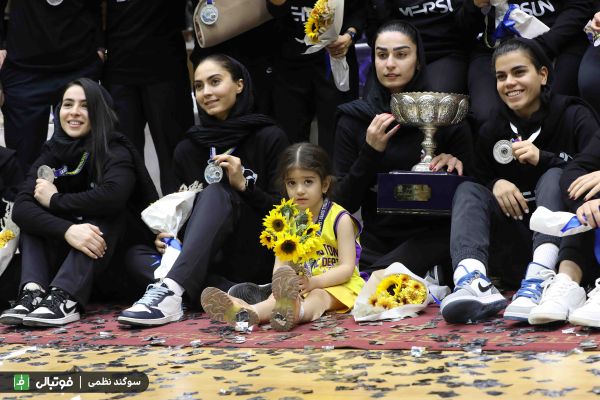 گزارش تصویری اختصاصی/ جشن قهرمانی گروه بهمن در لیگ برتر بسکتبال بانوان