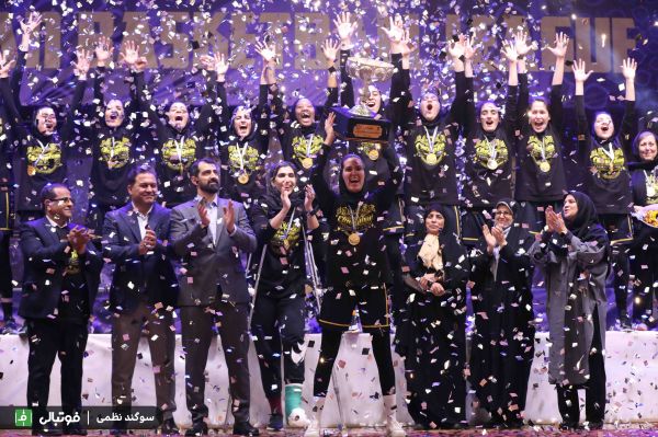 گزارش تصویری اختصاصی/ جشن قهرمانی گروه بهمن در لیگ برتر بسکتبال بانوان