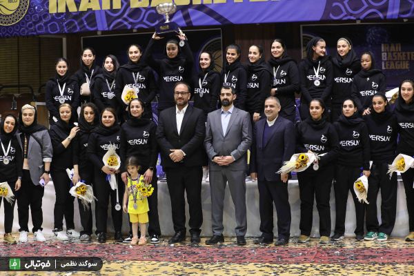 گزارش تصویری اختصاصی/ جشن قهرمانی گروه بهمن در لیگ برتر بسکتبال بانوان