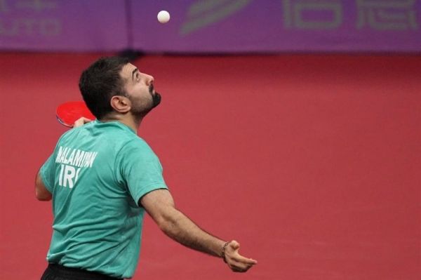 حذف نوشاد عالمیان از مسابقات تنیس روی میز «گرند اسمش»