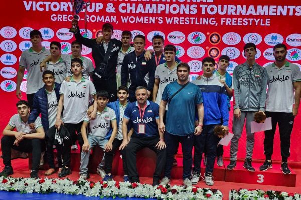 قهرمانی تیم ملی کشتی فرنگی نوجوانان ایران در جام پیروزی ترکیه