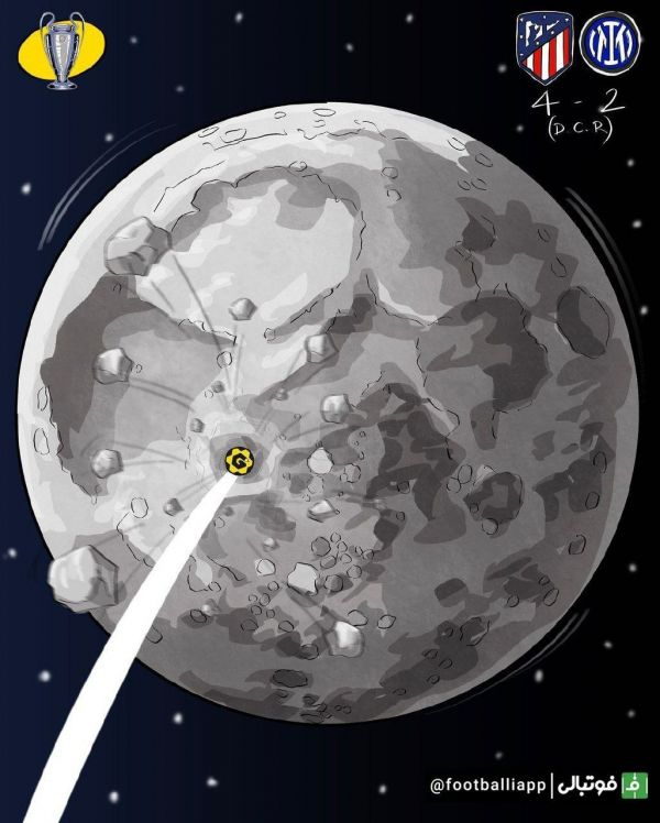  فان  مقصد توپ پنالتی دیشب مارتینز مقابل اتلتیکو مادرید