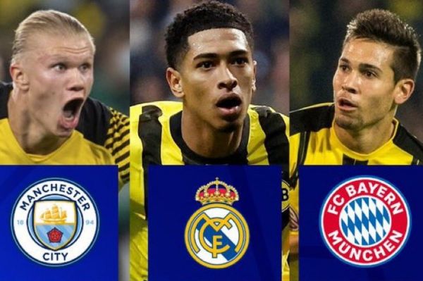 استعدادهای دورتموند که در تیمهای یک چهارم نهایی لیگ قهرمانان حضور دارند عکس