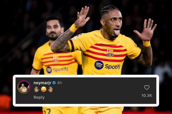 کامنت اینستاگرامی نیمار در واکنش به خوشحالی گلزن بارسلونا به سبک او