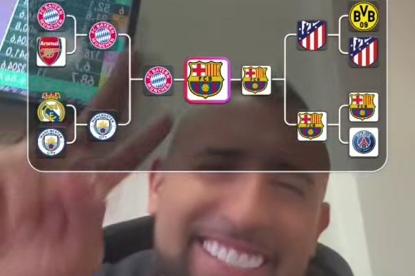 پیش بینی ویدال از قهرمان این فصل لیگ قهرمانان اروپا