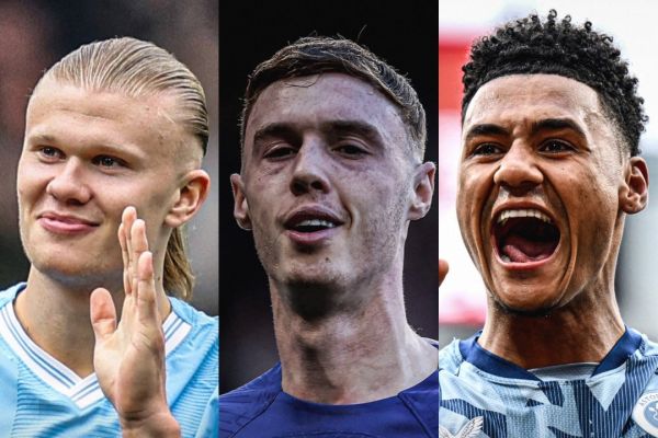 قابی از سه ستارهای که در نبرد بر سر آقای گلی لیگ برتر انگلیس هستند
