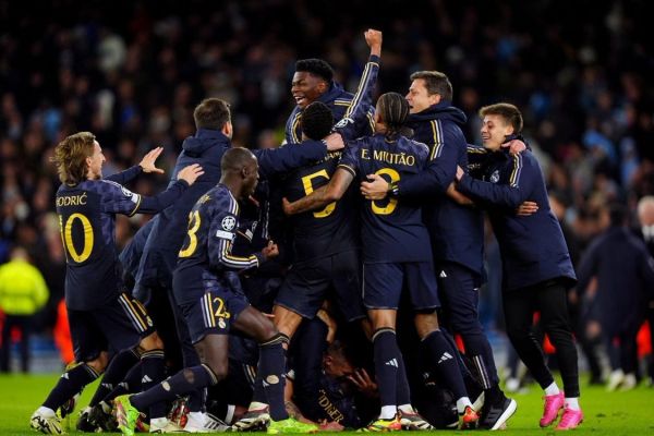  رئال مادرید چند دقیقه مقابل منچسترسیتی از لحاظ نتیجه جلو بود