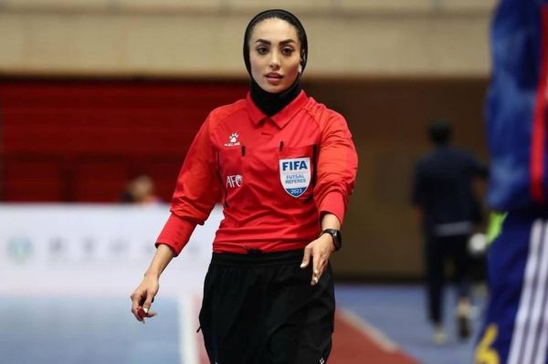  اولین قضاوت زری فتحی در جام ملت های فوتسال مردان