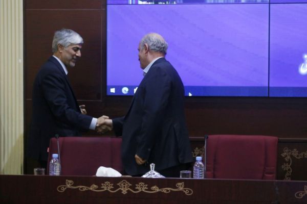 گزارش تصویری جلسه رئیس و اعضای هیئت رئیسه فدراسیون فوتبال با وزیر ورزش وجوانان