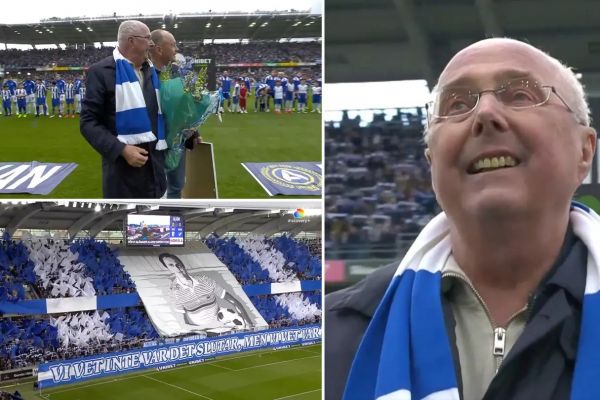  عکس؛ احساساتی شدن مربی سابق تیم ملی انگلیس پس از تجلیل توسط باشگاه سابقش