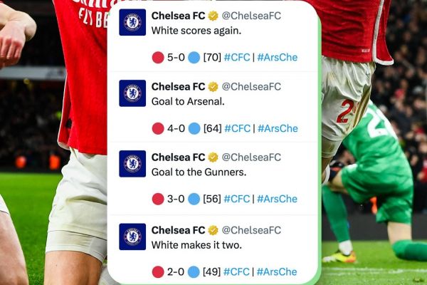 عکس؛ ادمین توییتر باشگاه چلسی اسم کای هاورتز را سانسور کرد