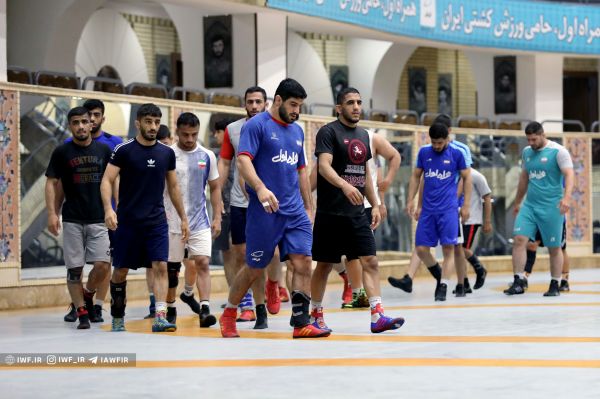  گزارش تصویری  تمرین تیم ملی کشتی آزاد، شنبه 8 اردیبهشت