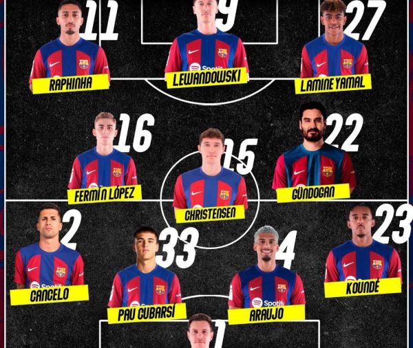  ترکیب بارسلونا و والنسیا؛ حضور بازیکن دانمارکی بارسا در خط هافبک