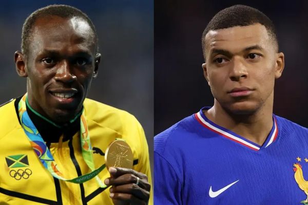 امباپه با اوسین بولت مسابقه دوی صد متر میدهد