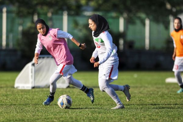 گزارش تصویری تمرین تیم ملی فوتبال بانوان، جمعه 21 اردیبهشت
