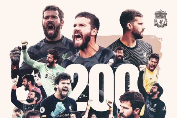  آلیسون بکر به رکورد ۲۰۰ بازی در لیگ برتر انگلیس رسید