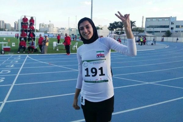  مدال طلا برای هاجر صفرزاده پس از شکستن رکورد آسیا