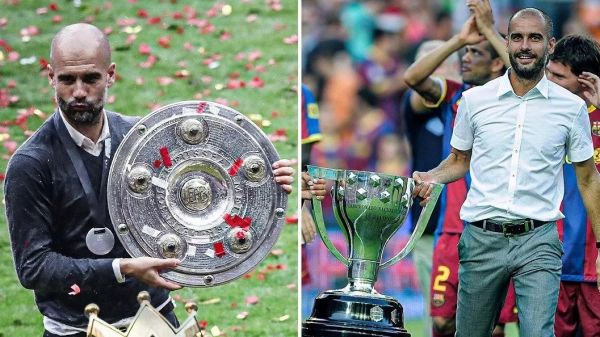  سه لیگ معتبر اروپایی که گواردیولا حداقل سه بار پیاپی در آن‌ها قهرمان شده است