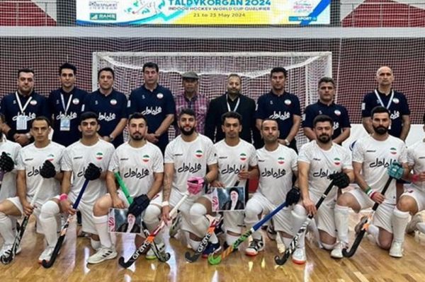 هاکی قهرمانی آسیا صعود ایران با گلباران تاجیکستان