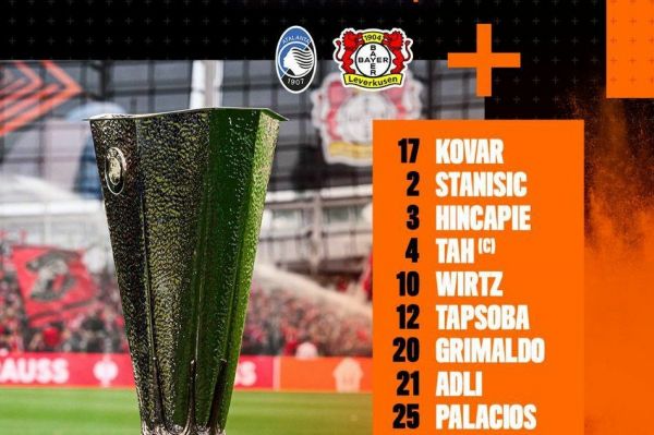  ترکیب دو تیم بایرلورکوزن و آتالانتا؛ فینال لیگ اروپا