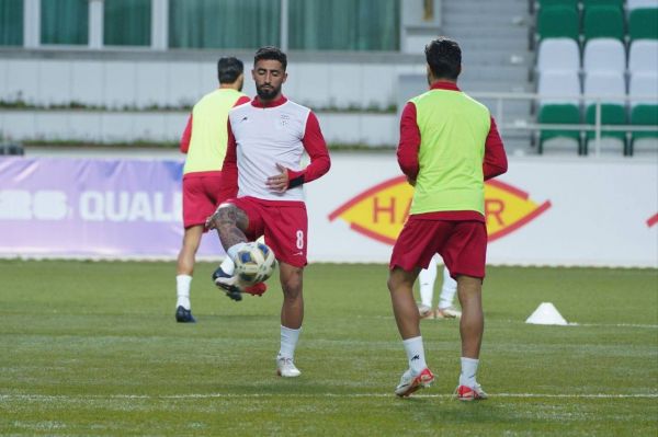 تمرین تاکتیکی شاگردان قلعهنویی در زمین تمرین «آبردین»