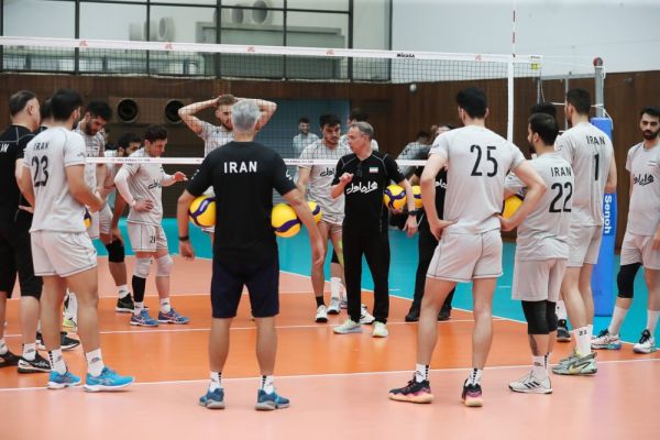 گزارش تصویری تمرین تیم ملی والیبال، چهارشنبه 16 خرداد