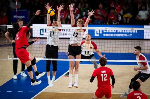  لیگ ملت‌های والیبال  پیروزی ژاپن مقابل آلمان