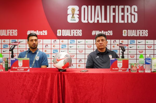 گزارش تصویری نشست خبری امیر قلعهنویی و شجاع خلیلزاده پیش از بازی با هنگ کنگ