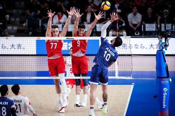  لیگ ملت‌های والیبال  اسماعیل‌نژاد، امتیازآورترین بازیکن ایران مقابل ترکیه