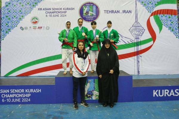  نایب قهرمانی تیم کوراش زنان در مسابقات قهرمانی آسیا