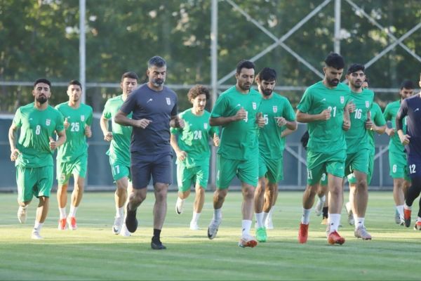 گزارش تمرین تیم ملی حضور پسر مربی تیم ملی با پیراهن منچستر سیتی