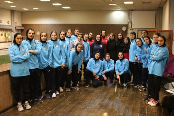  گزارش تصویری  تیراندازی بازیکنان تیم ملی فوتسال بانوان