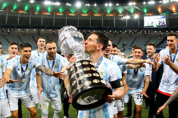  عکس نوشت؛ لحظه‌ای که مسی به دنبال تکرار آن در کوپا آمه‌ریکا است