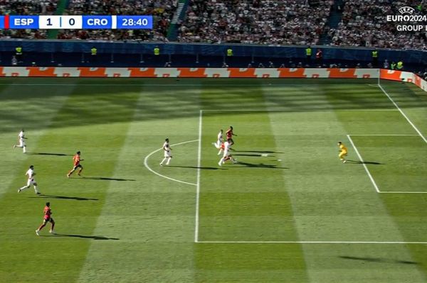  لحظه‌ای که اولین گل اسپانیا در یورو 2024 زده شد