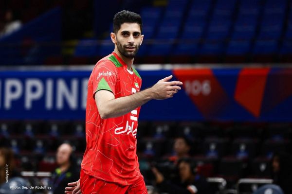  عبادی‌پور امتیازآورترین بازیکن ایران مقابل فرانسه