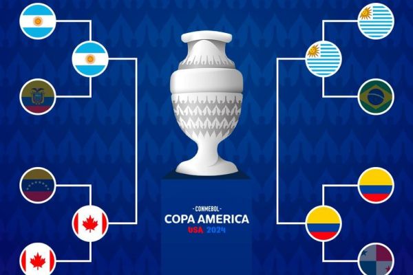 نمودار کوپا آمهریکا 2024 با پایان مرحله یک چهارم نهایی